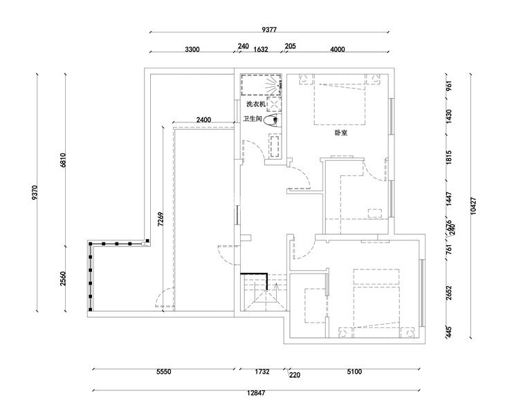 中海康城-205平-中式風(fēng)格-二層平面布置.jpg