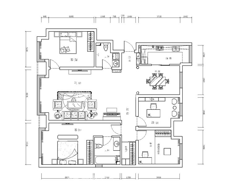 城建北尚B區-160平 -新古典風格- 平面布置圖.jpg